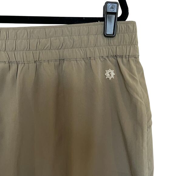 Sahalie Skort Size 1X Olive Green Shorts Inside Activewear Athleisure Knit Plus - Picture 2 of 11
